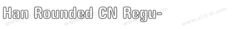 Han Rounded CN Regu字体转换